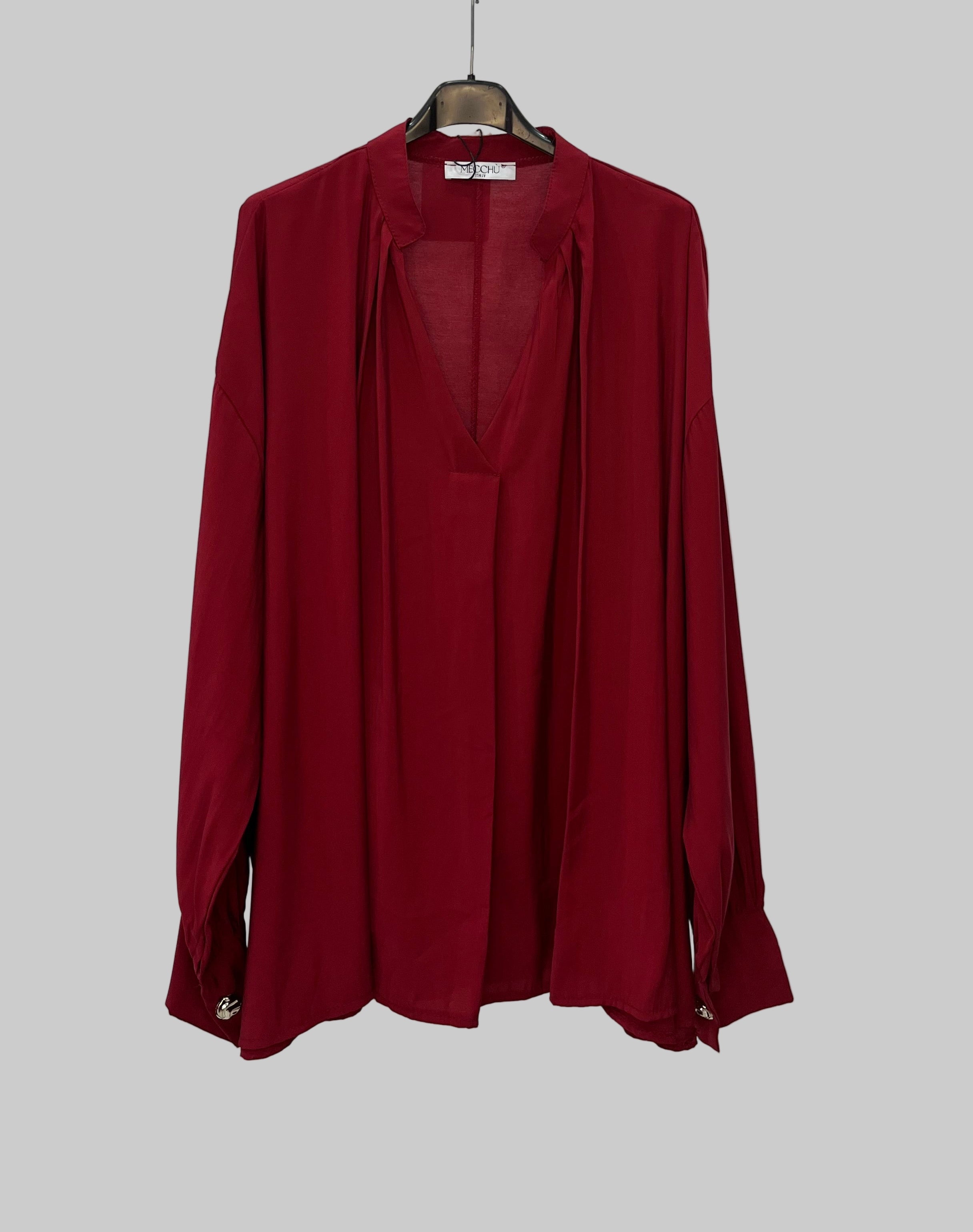 Blusa Chiara Elegante - Camicia Donna Curvy Premium