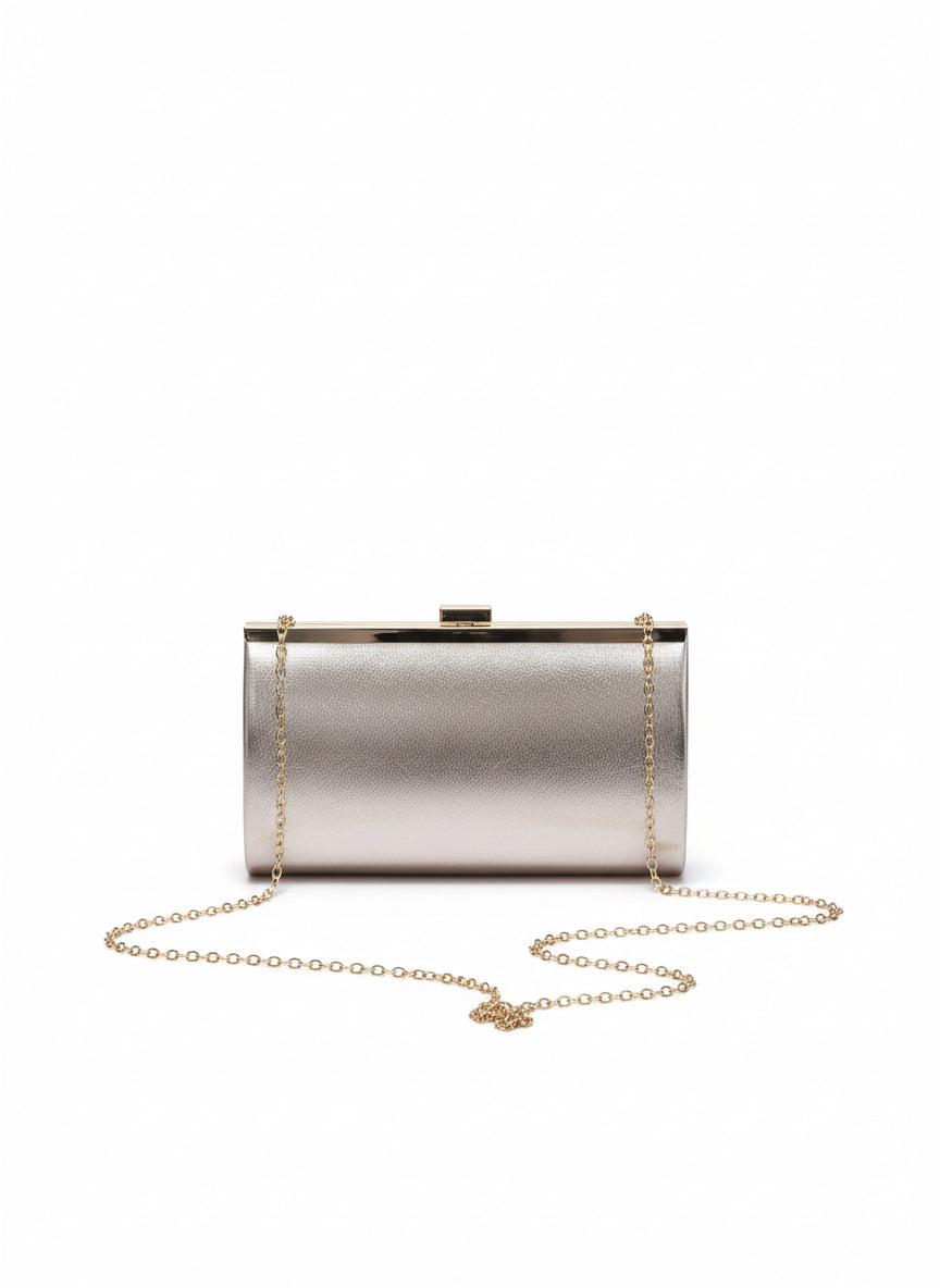 Clutch Aura - Pochette Elegante Metallizzata con Catena