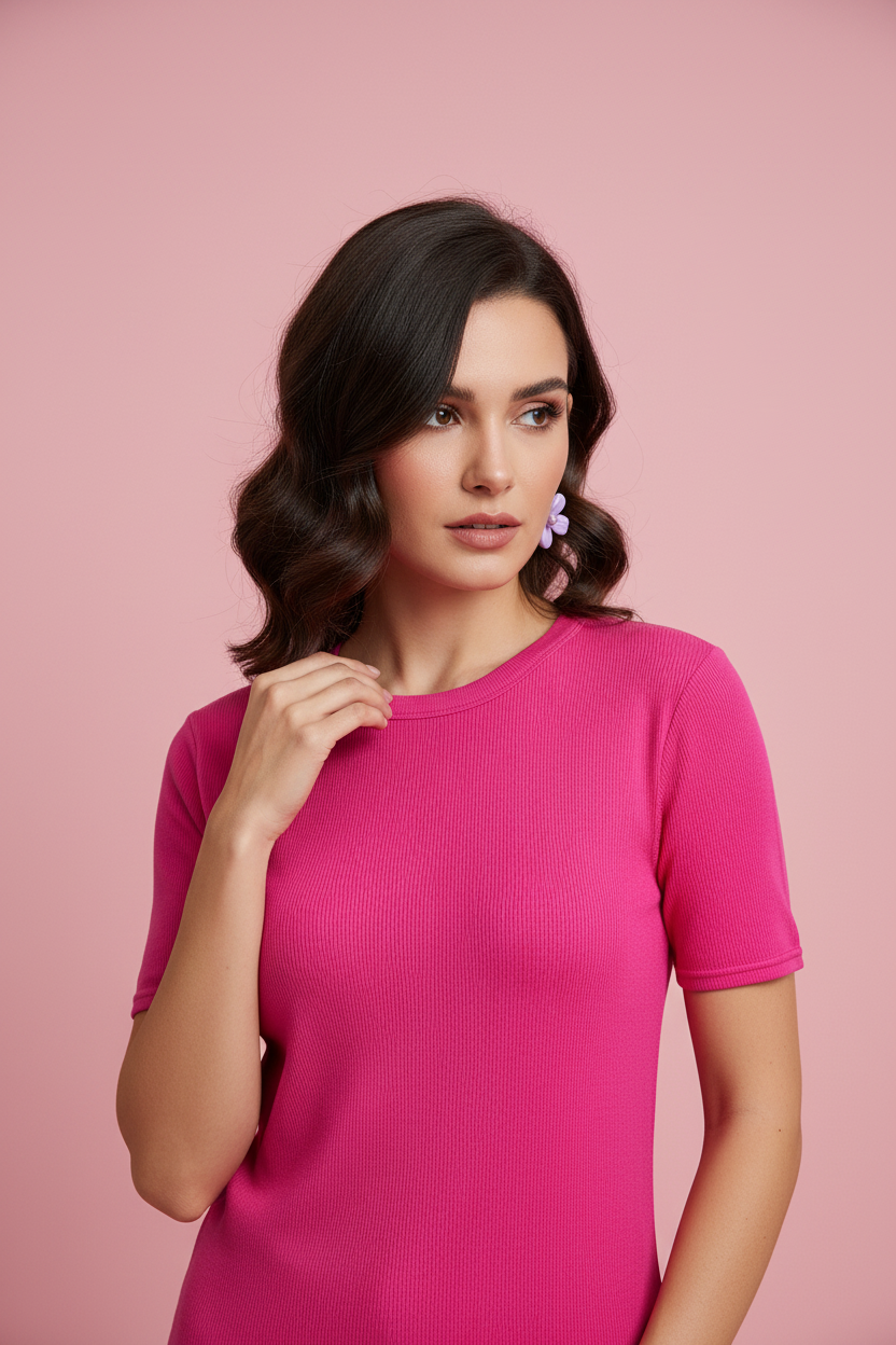 Maglia Alexa in Cotone a Costine