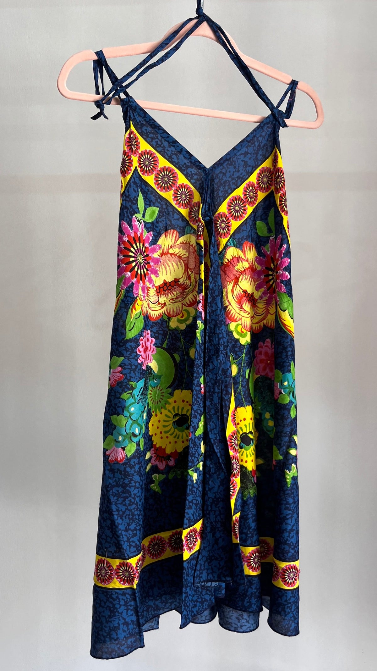 Vestito Arianna – Abito Corto Floreale con Spalline