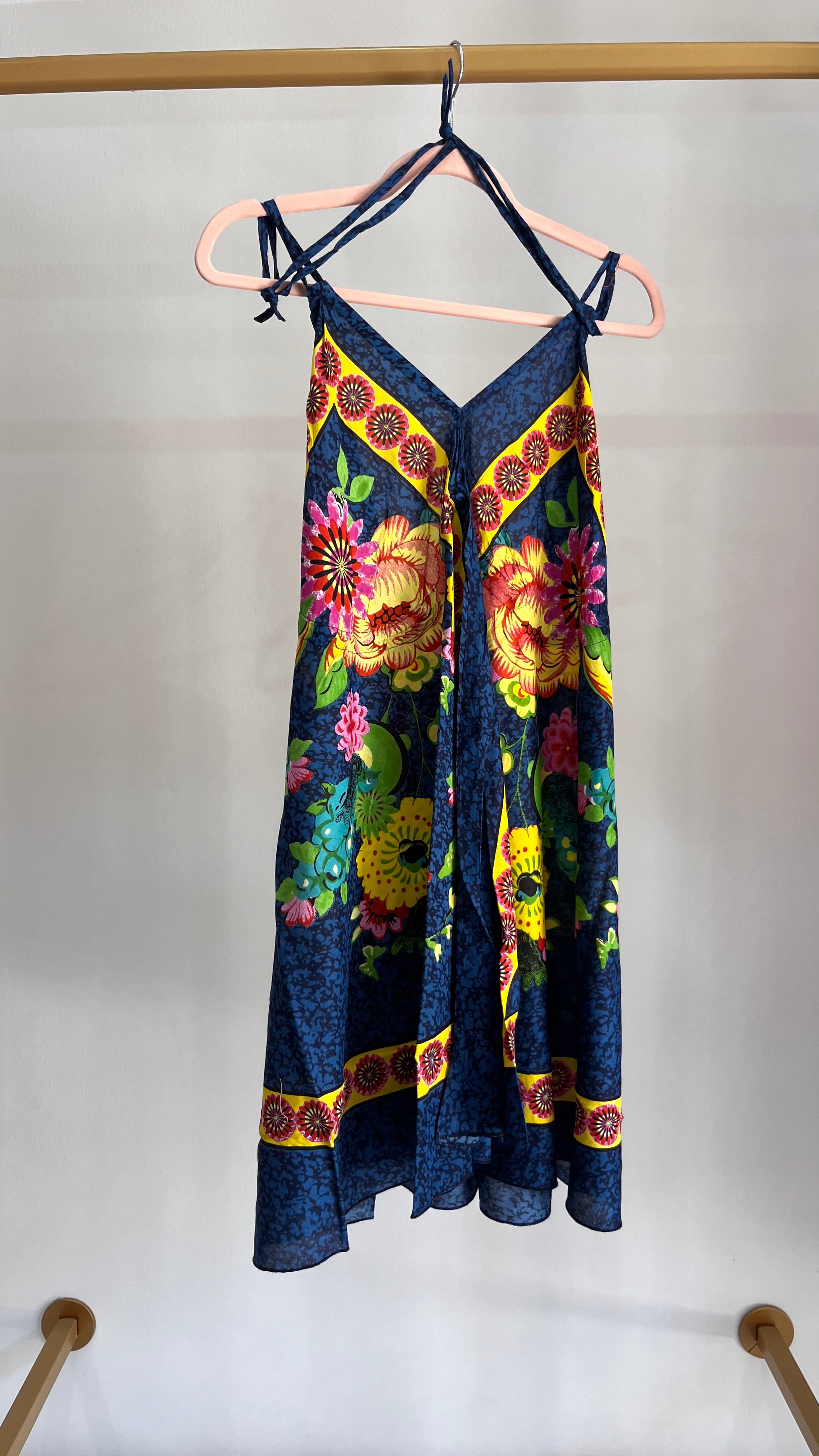 Vestito Arianna – Abito Corto Floreale con Spalline