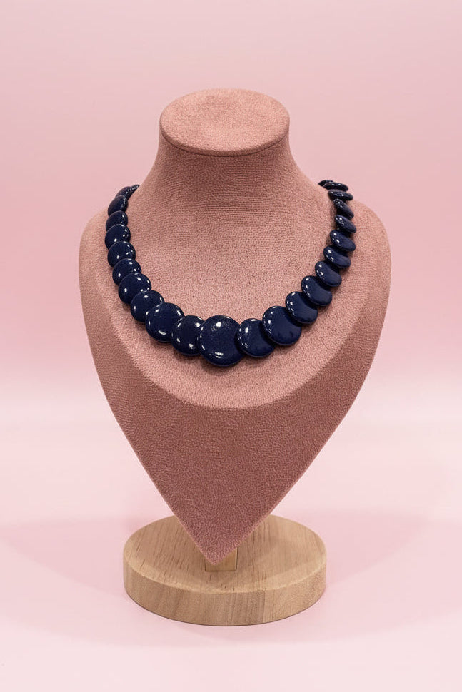 Collana Lorenza – Girocollo con Perle Piatte