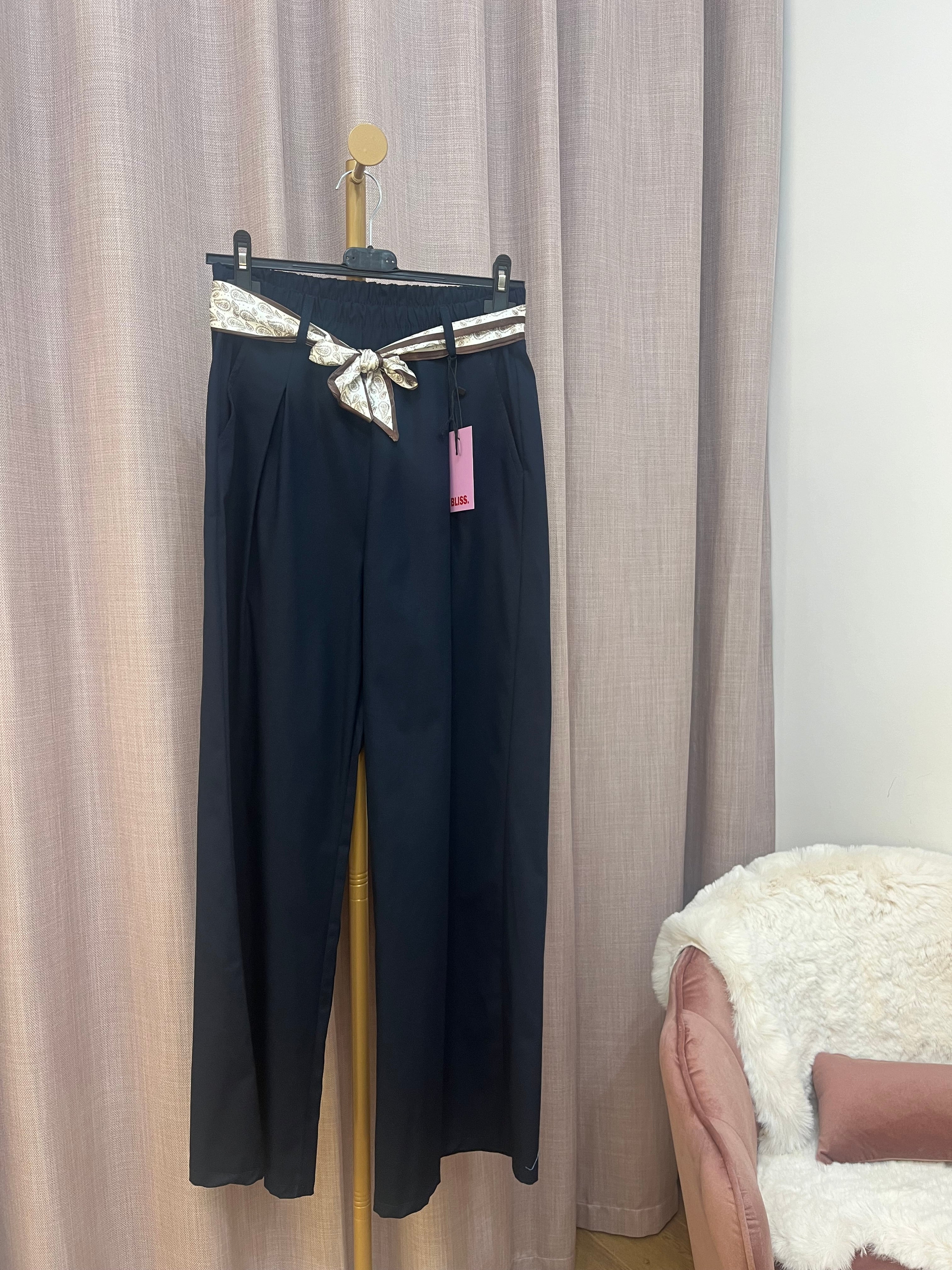 Pantalone Galia - Pantalone con Cintura Fantasia