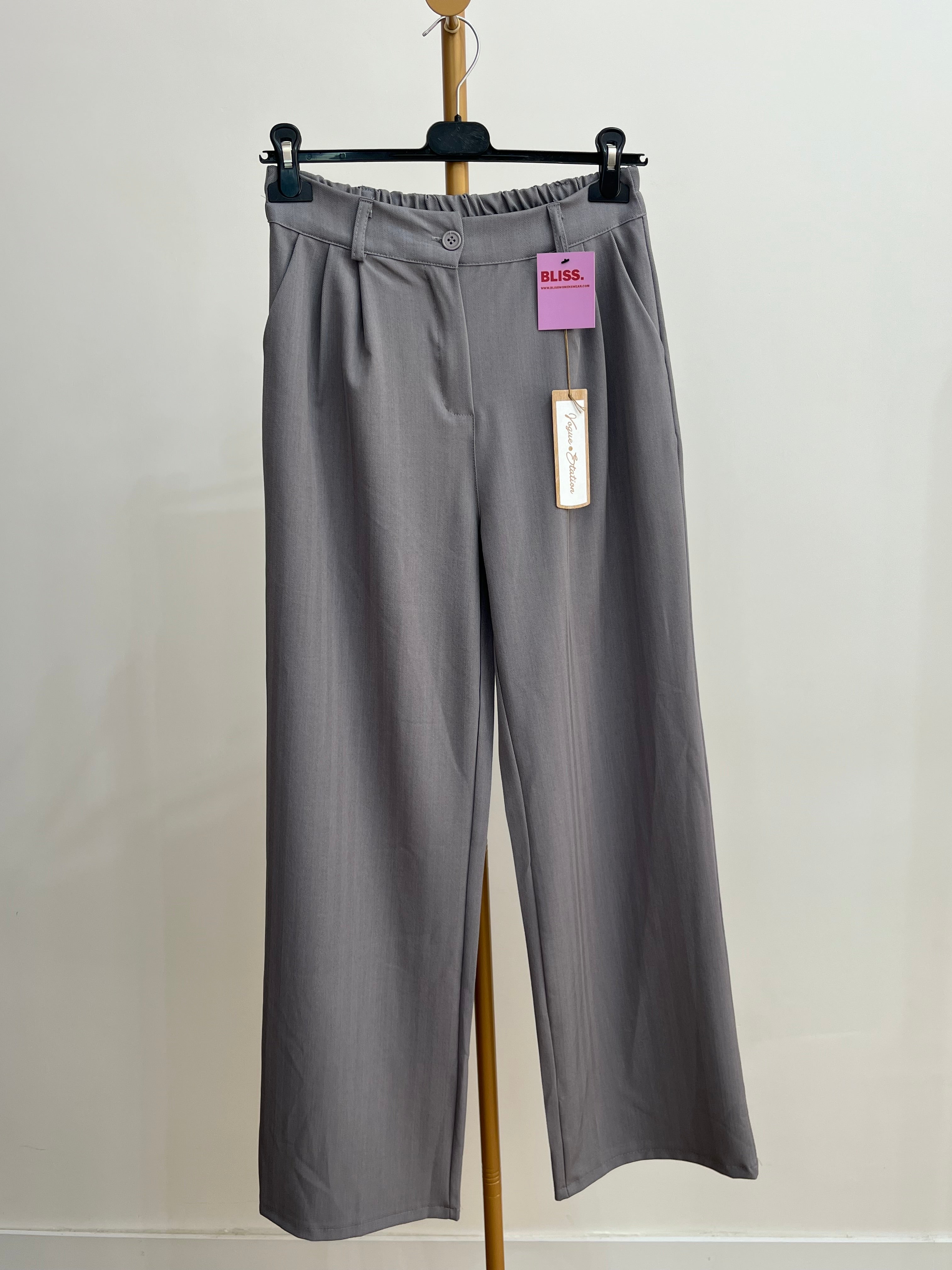 Pantalone Carmela - Pantalone Satinato Taglia Unica da Donna