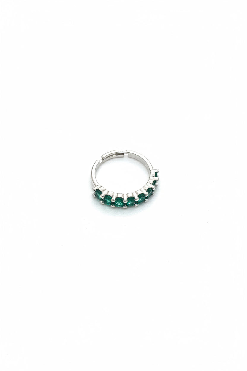 Anello Anastasia - Anello Veretta Eternity | Fedina con Cristalli Argento