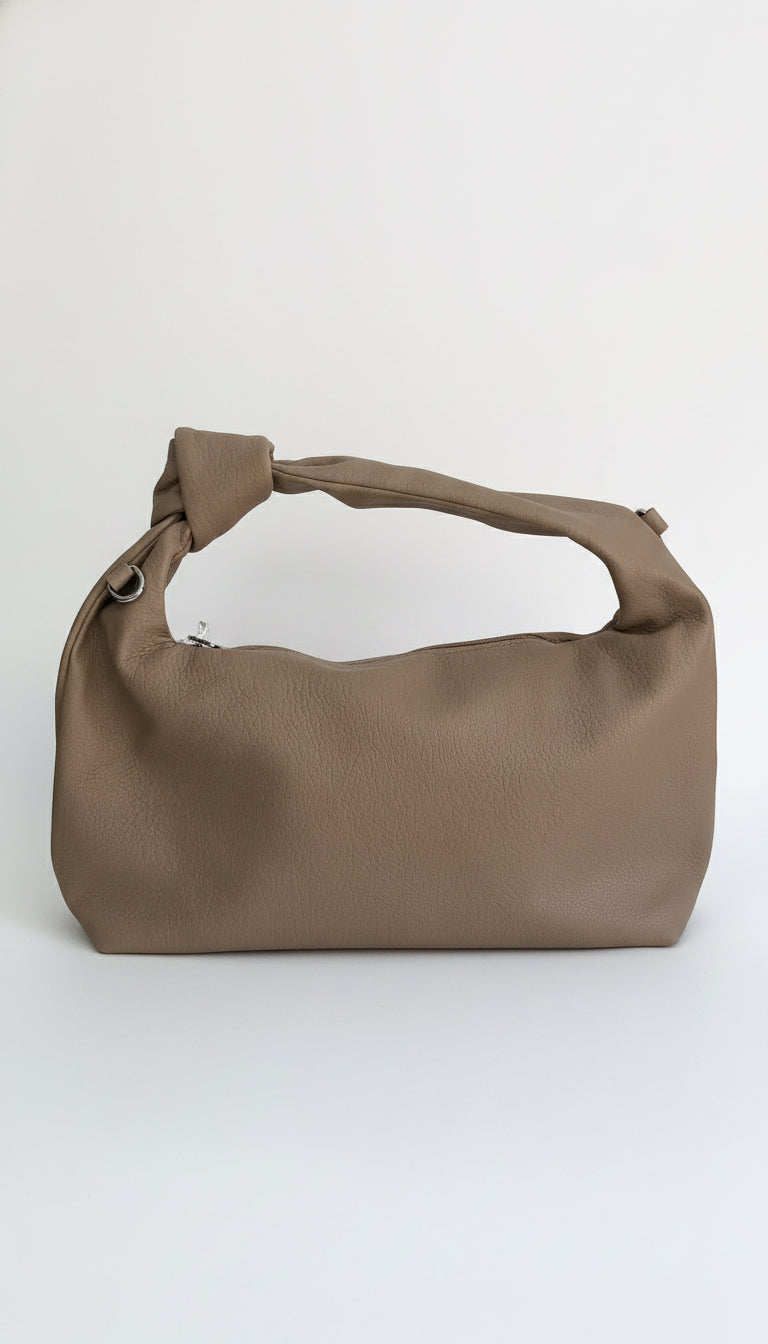 Borsa Mila Ecopelle con Nodo - Borsa a Spalla Donna