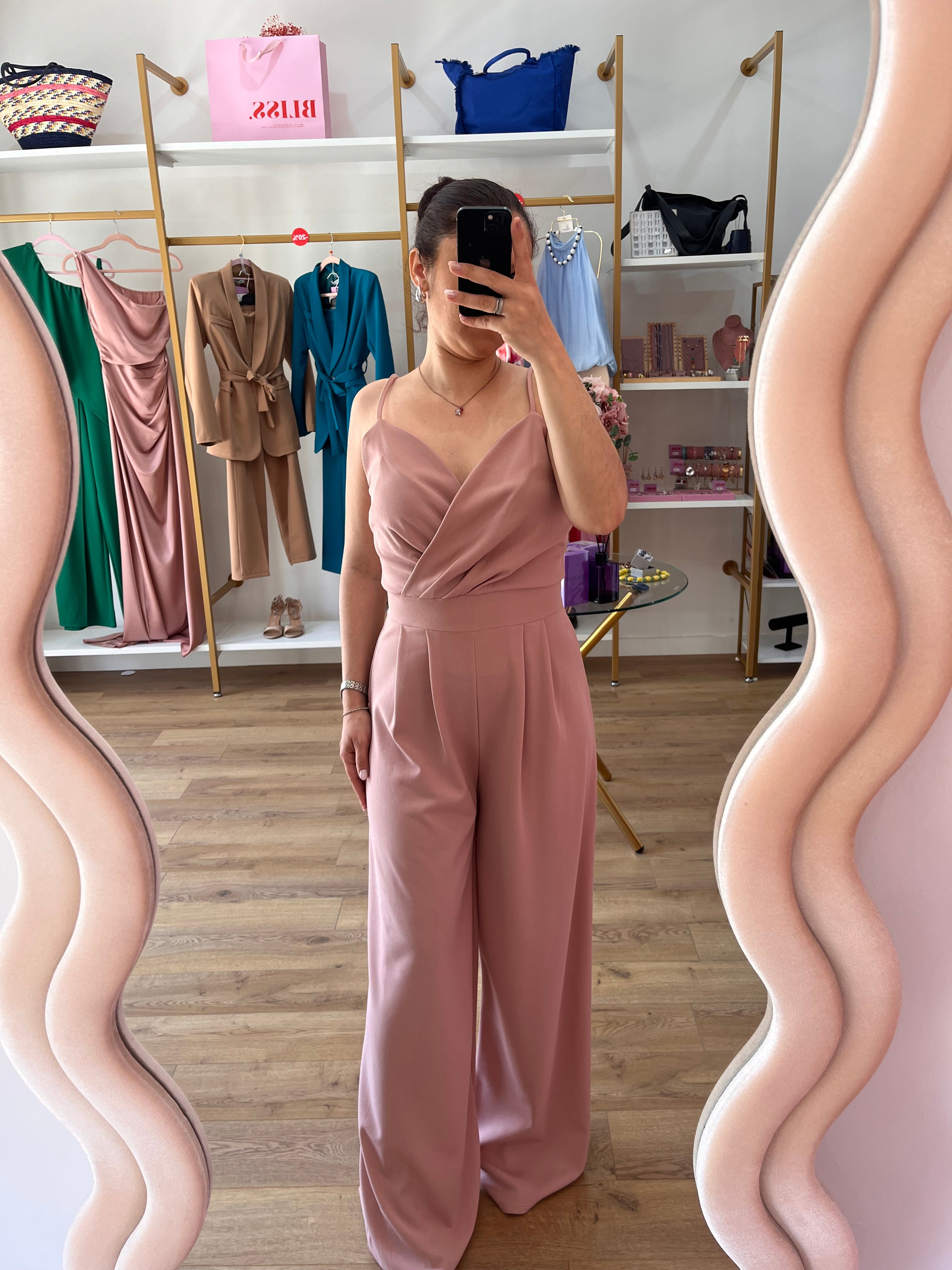 Tuta Rosaria – Jumpsuit Donna Elegante con Dettagli Raffinati