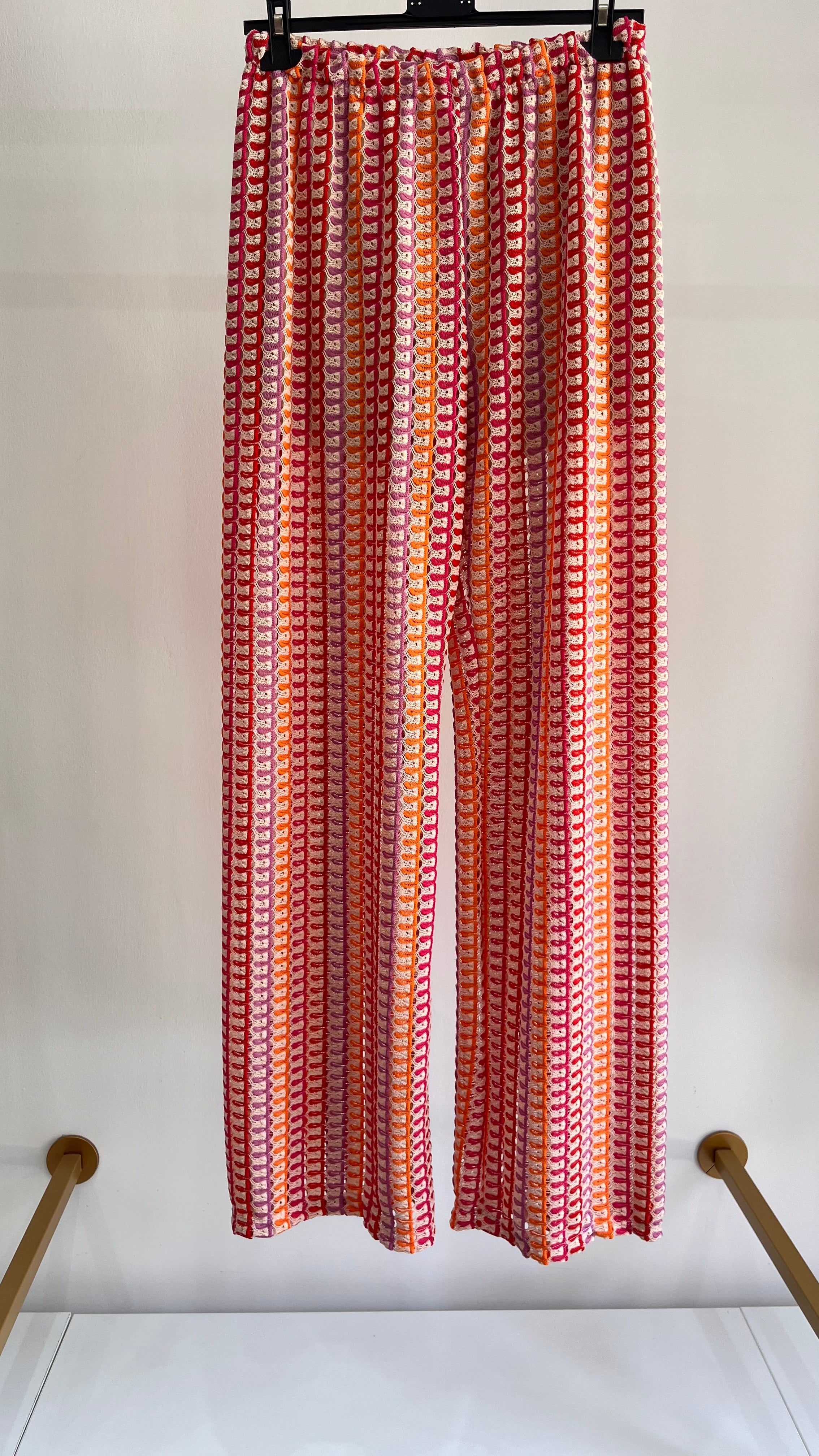 Coordinato Cindy – Top e Pantalone Stampa Geometrica
