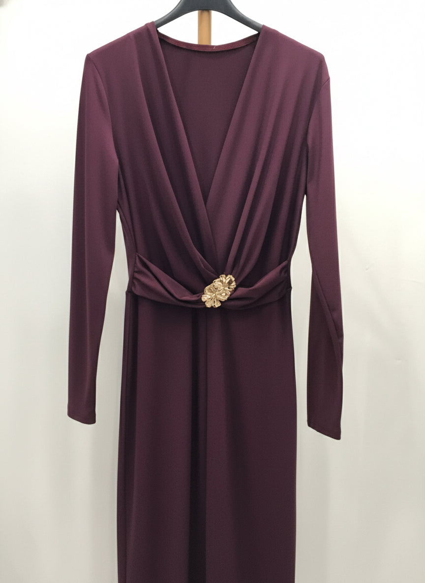 Tuta Greta Elegante con Dettaglio Oro - Jumpsuit Donna