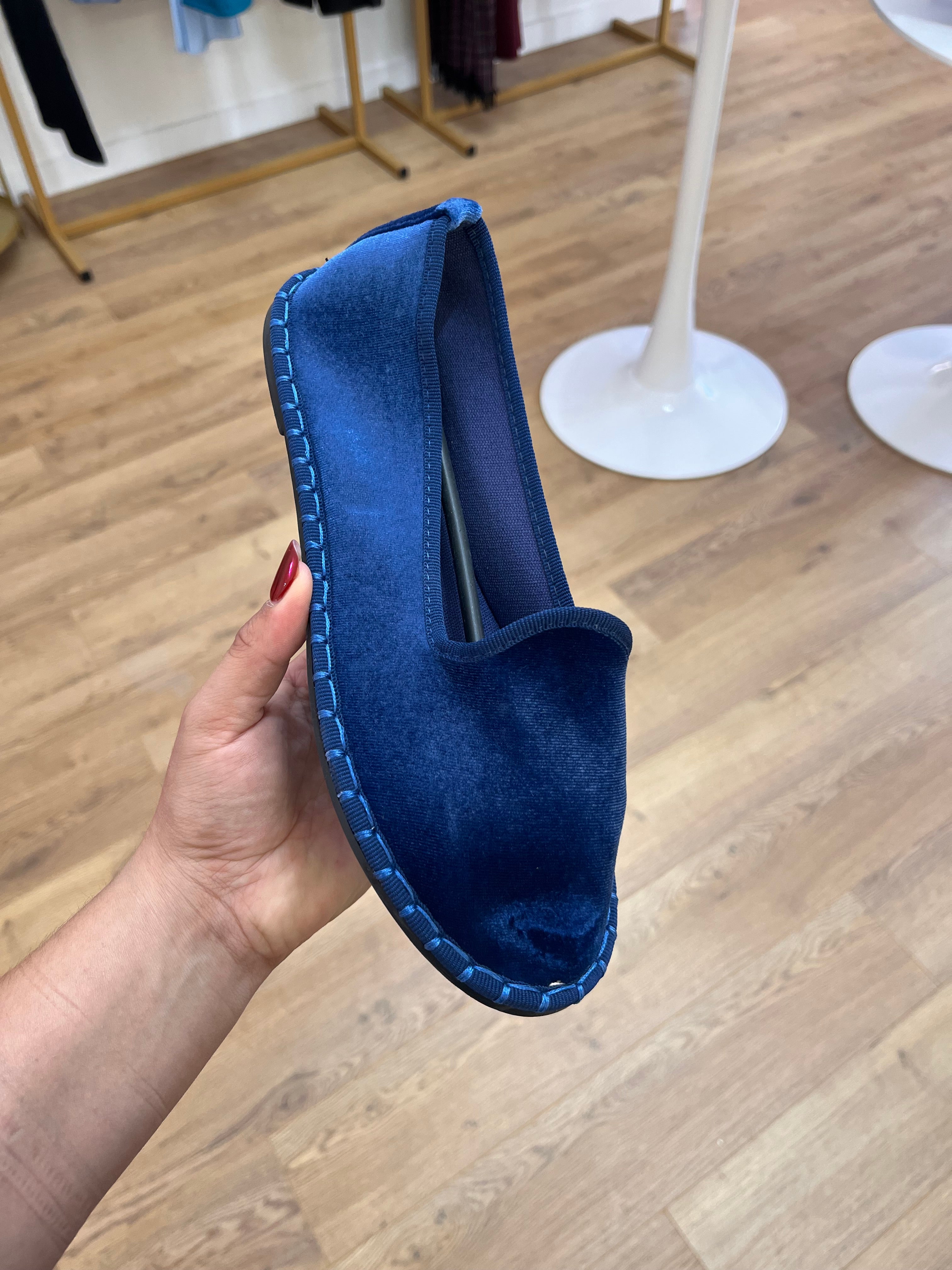 Friulane Lorella – Scarpe Artigianali in Velluto