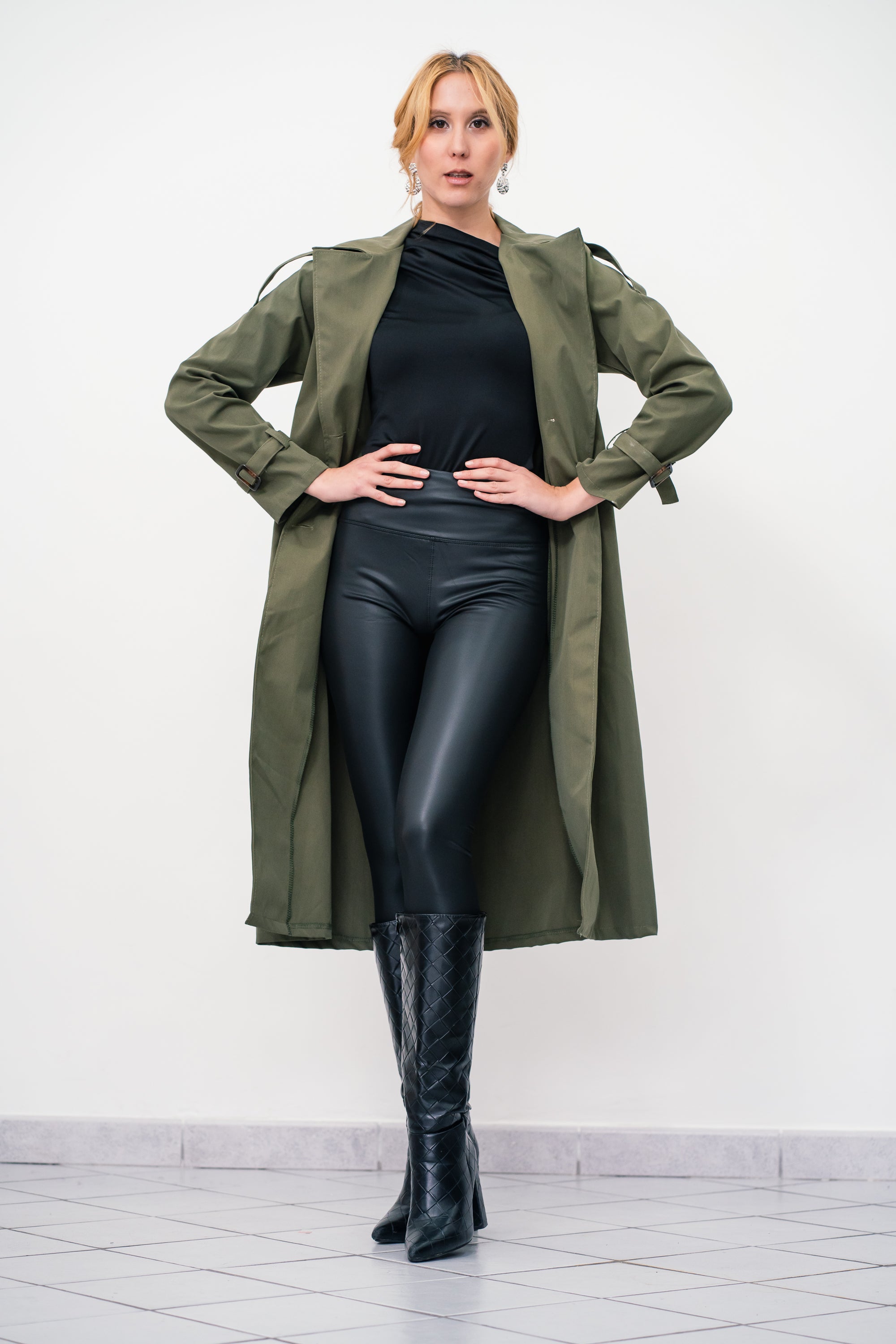 Trench Isabella Verde militare