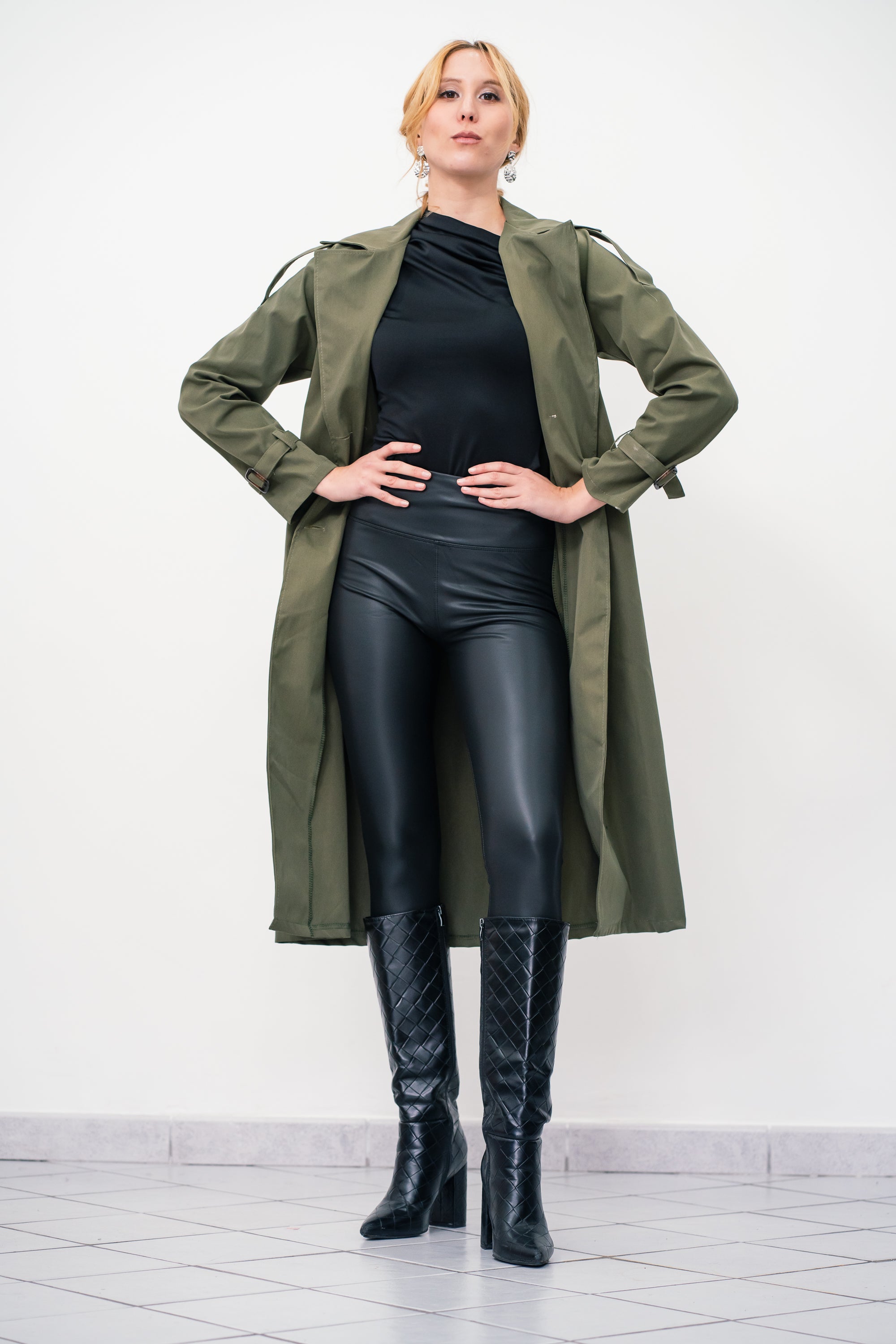 Trench Isabella Verde militare