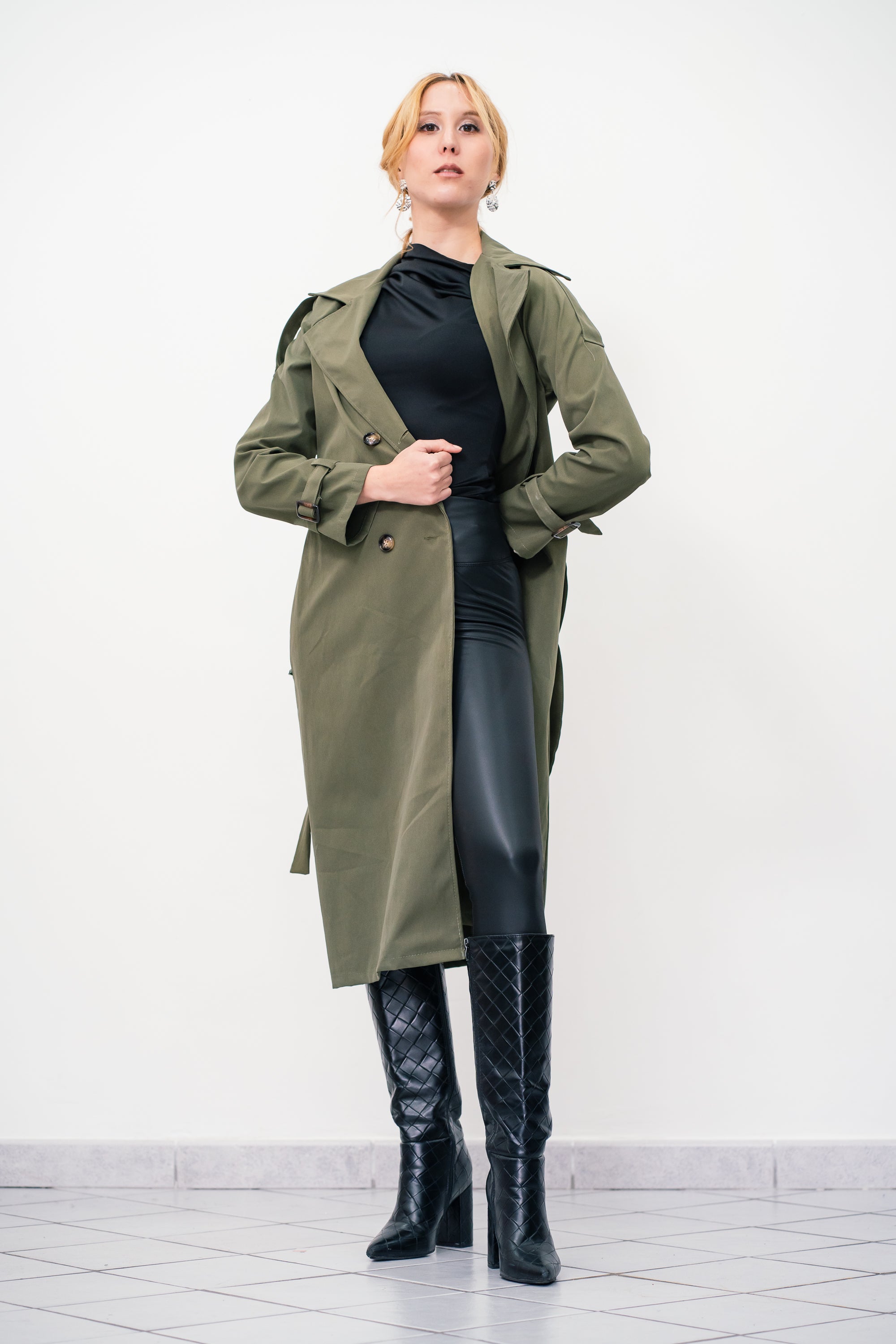 Trench Isabella Verde militare