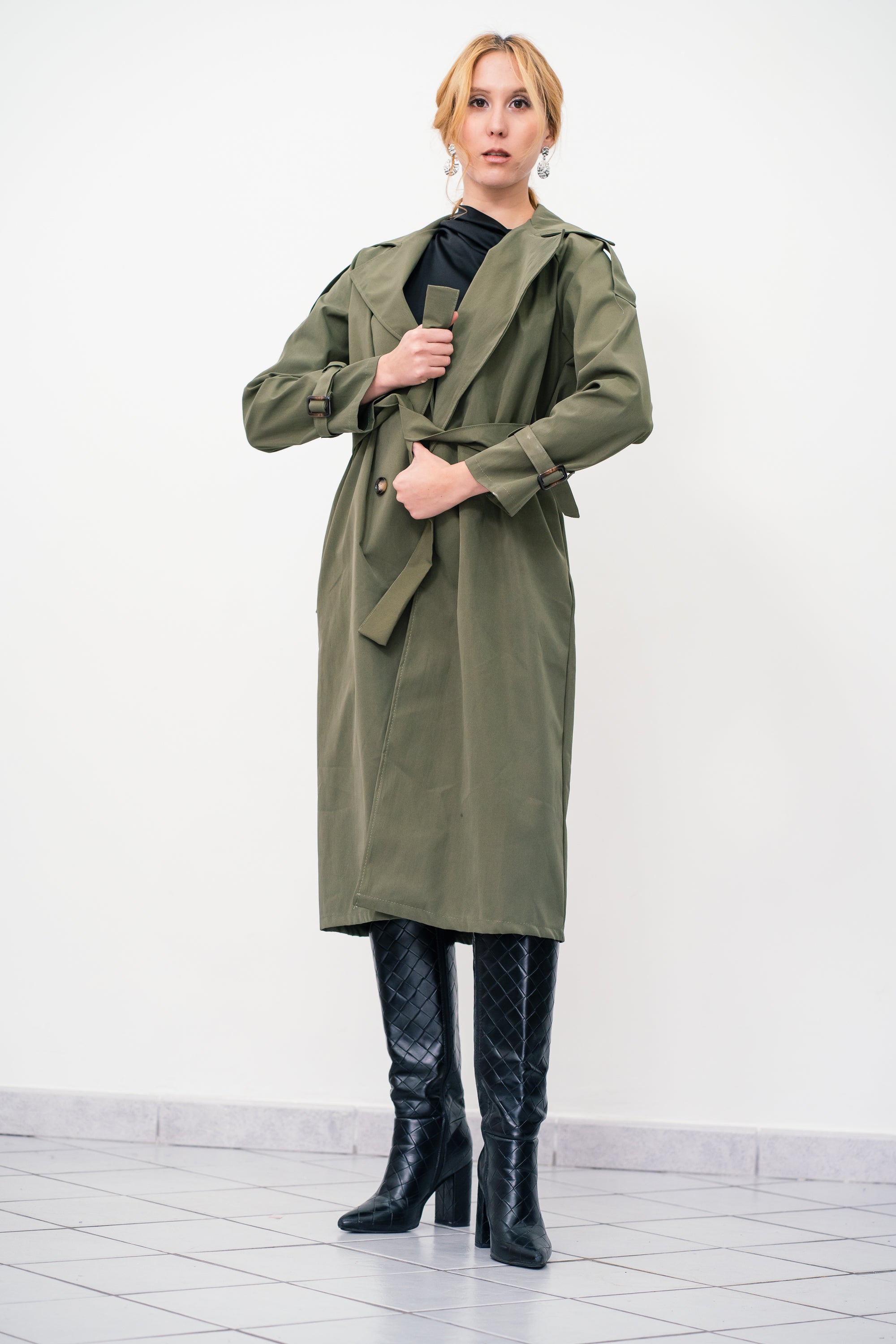 Trench Isabella Verde militare