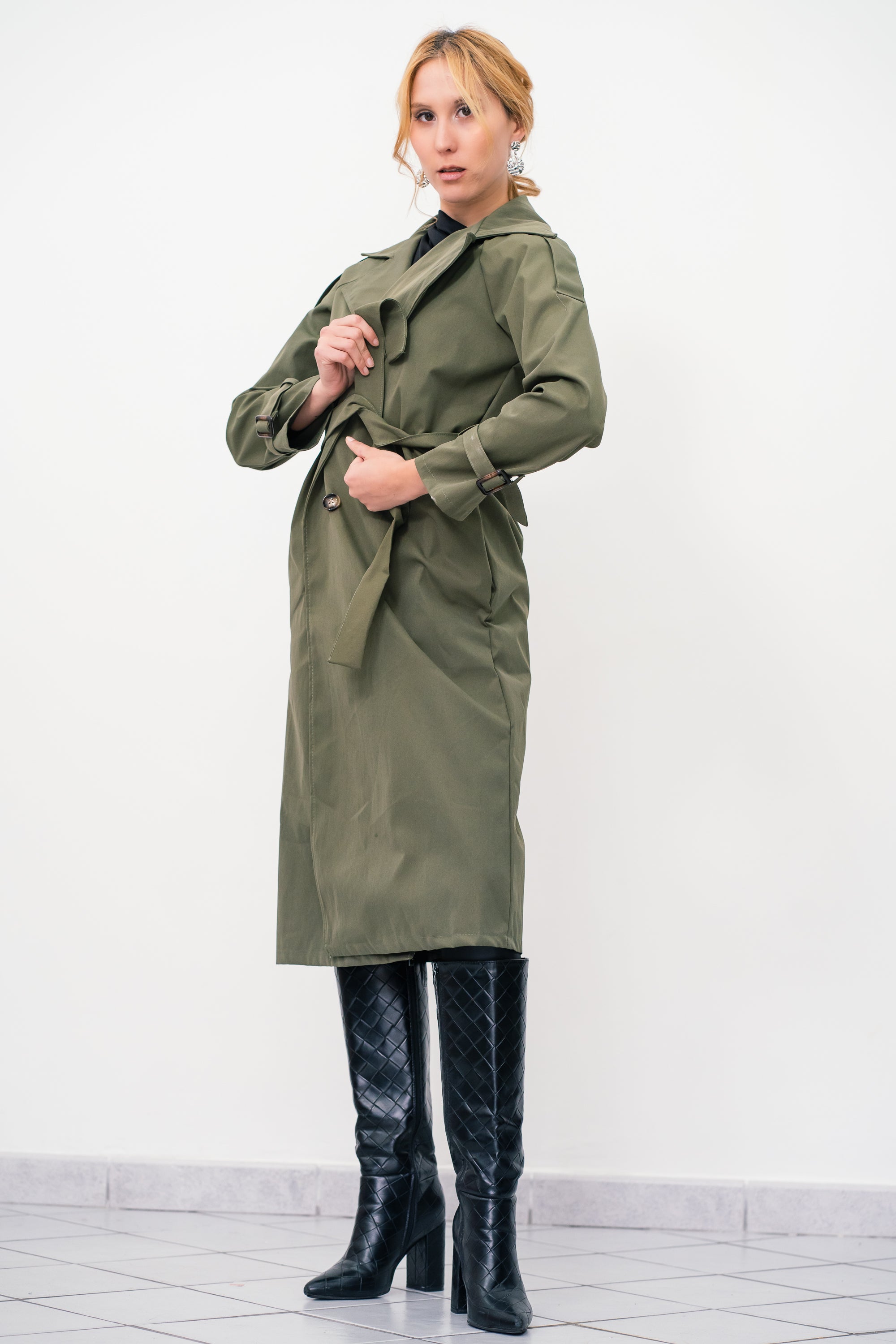 Trench Isabella Verde militare