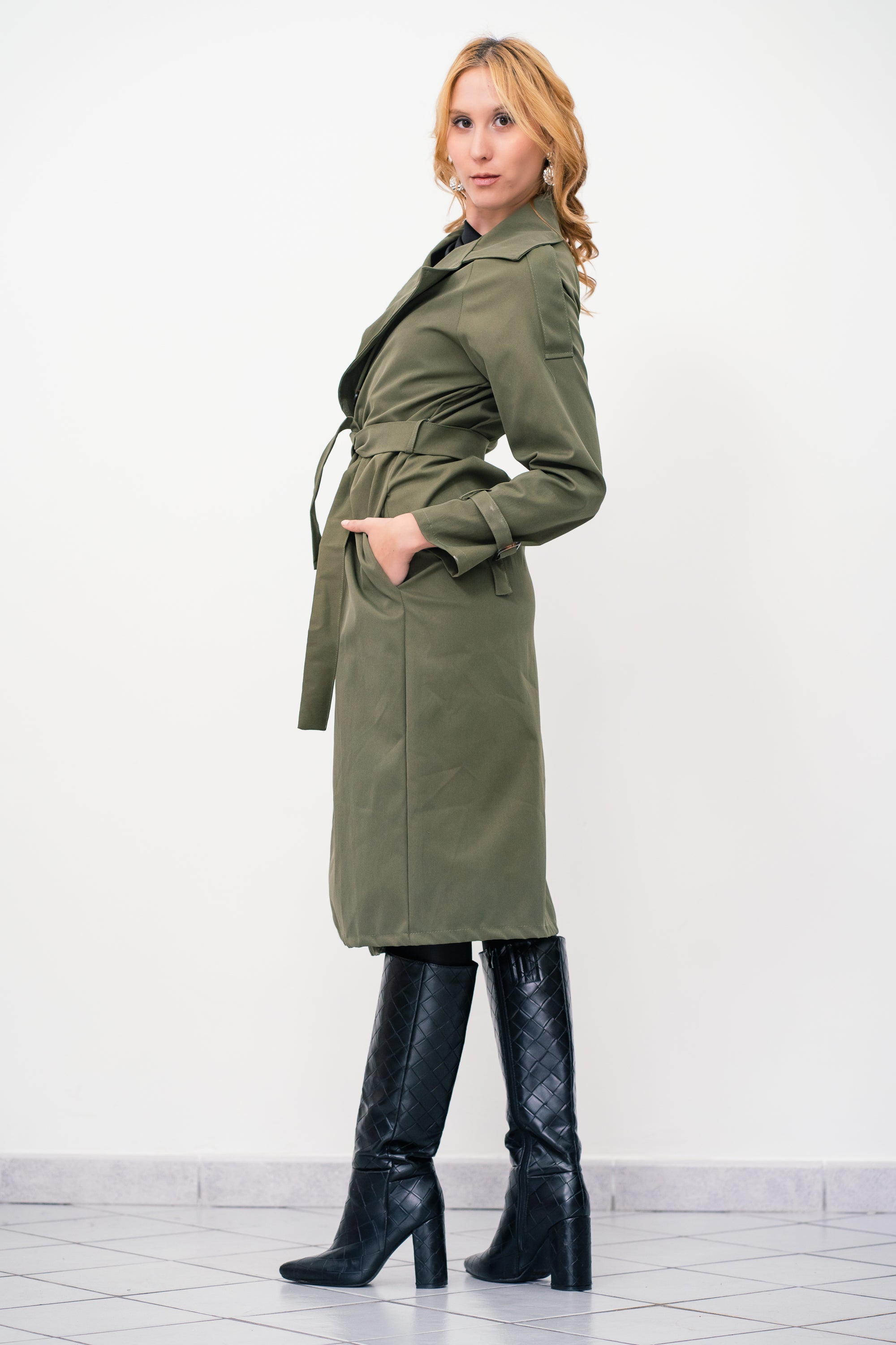 Trench Isabella Verde militare