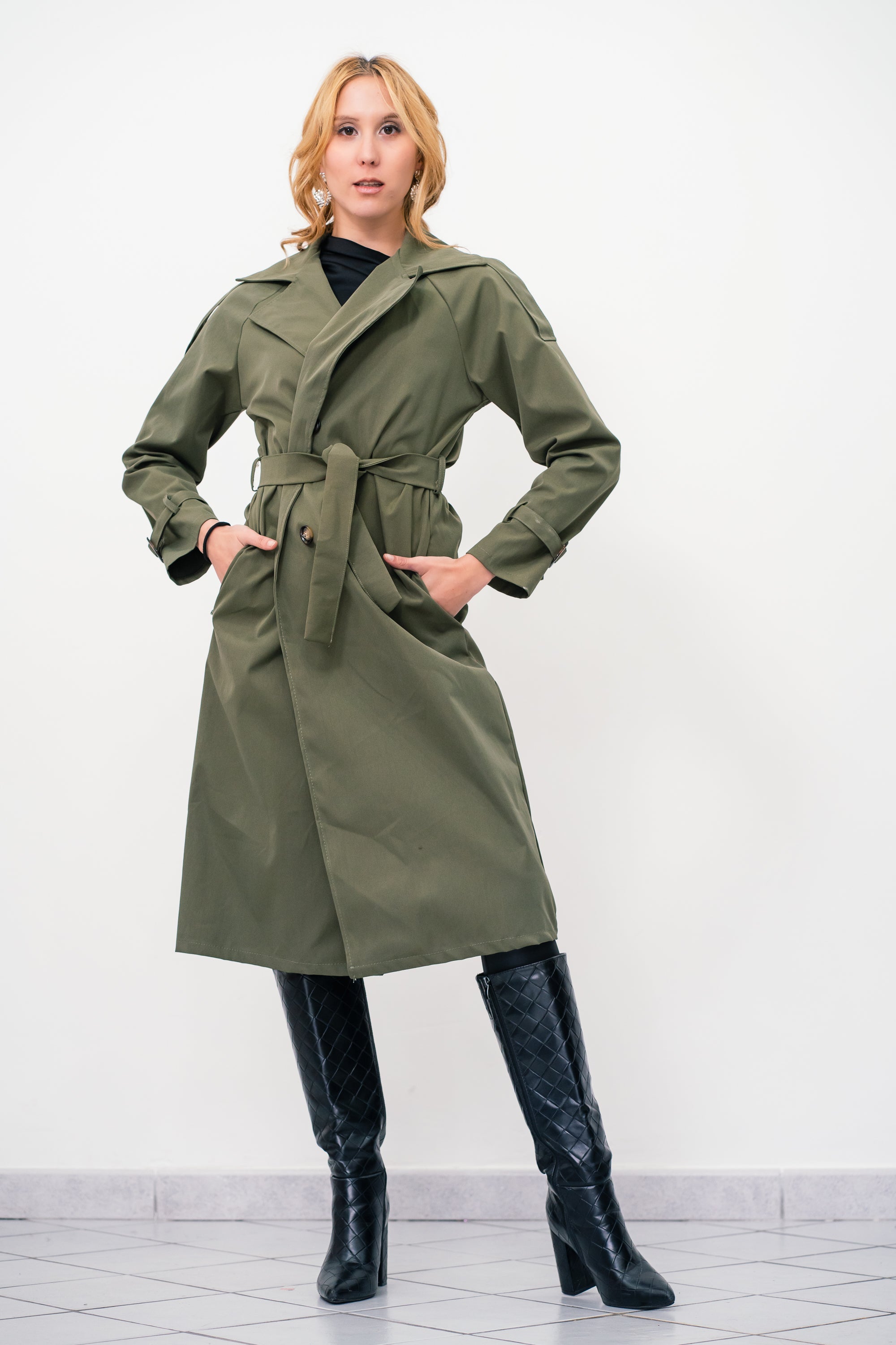 Trench Isabella Verde militare