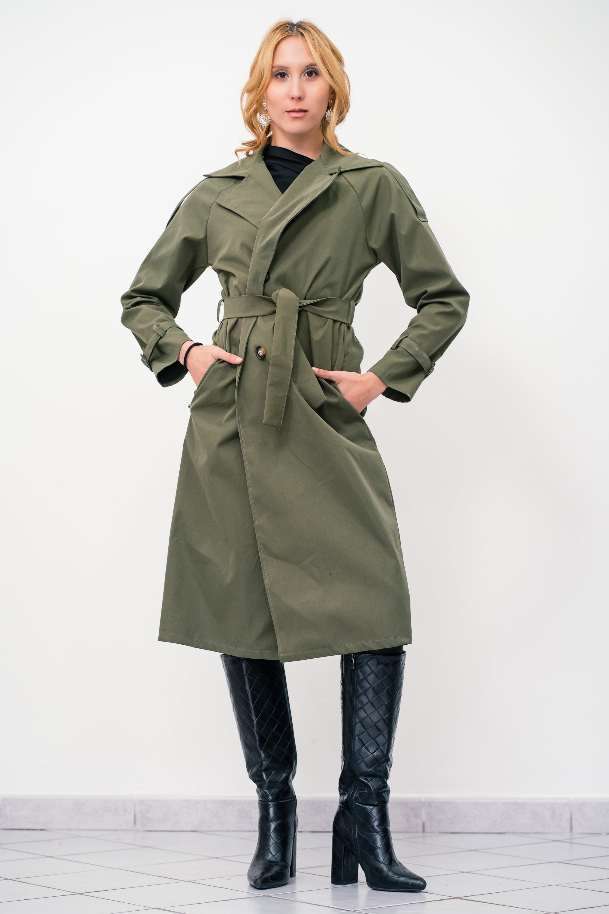 Trench Isabella Verde militare