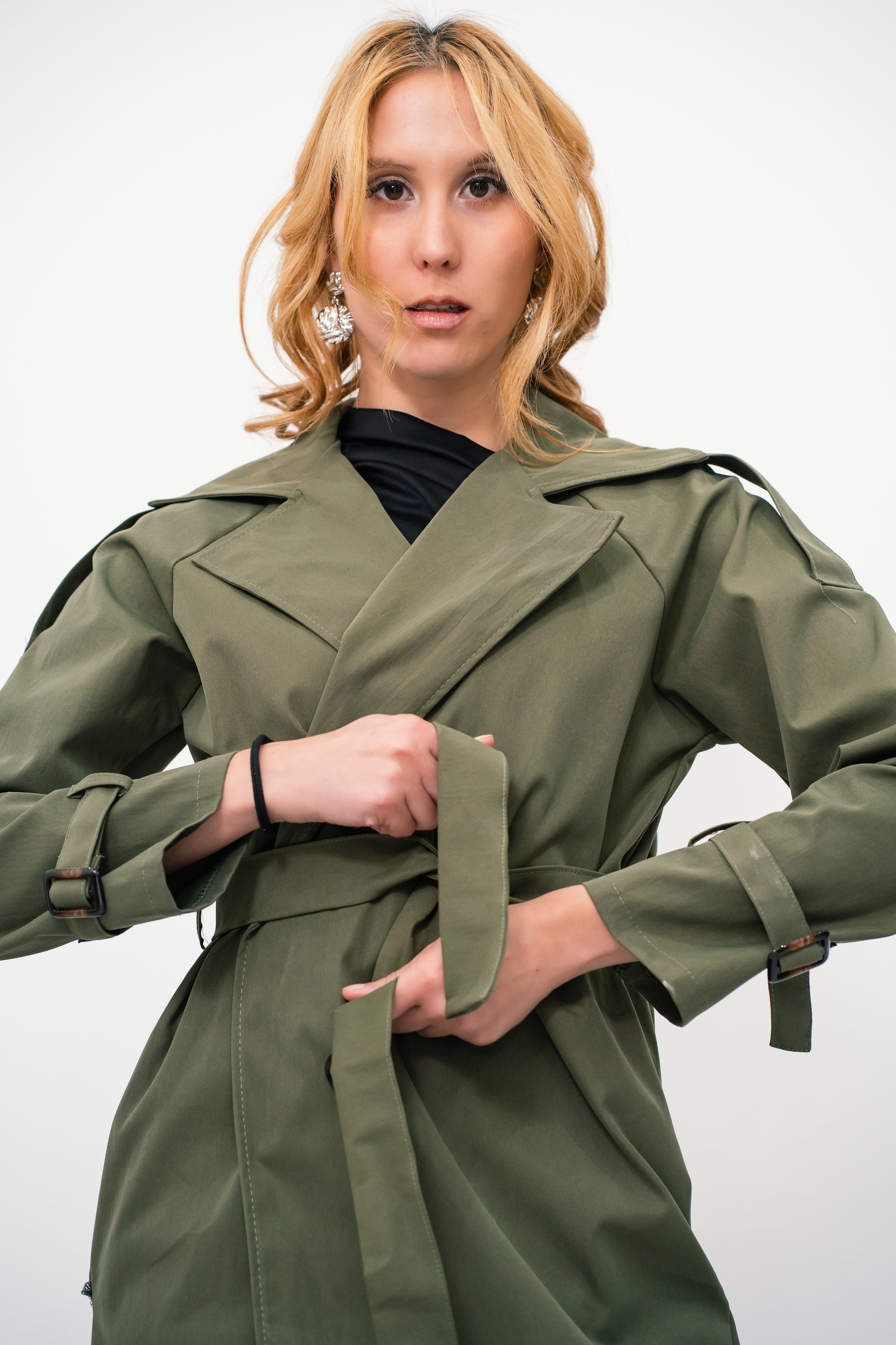 Trench Isabella Verde militare