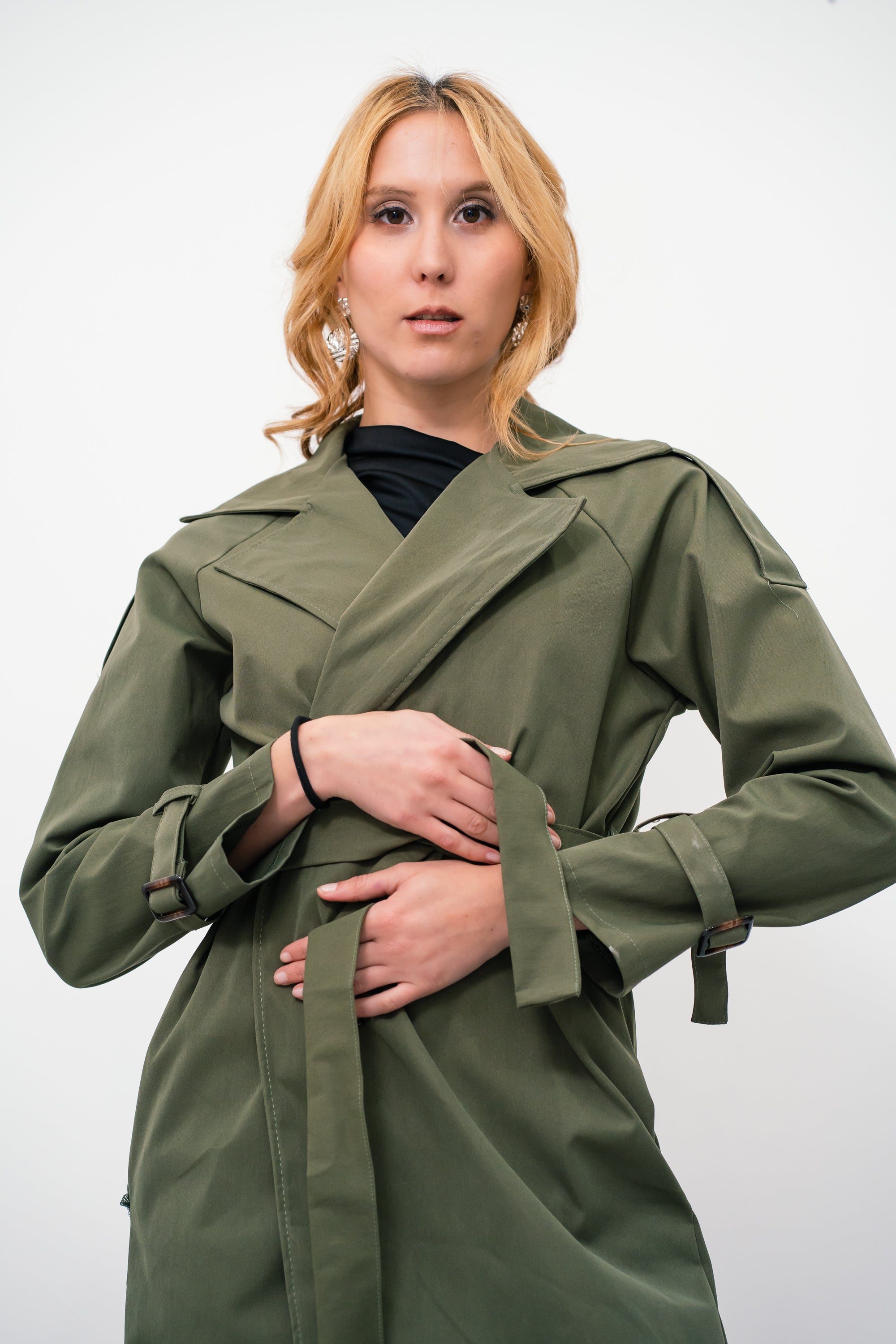 Trench Isabella Verde militare