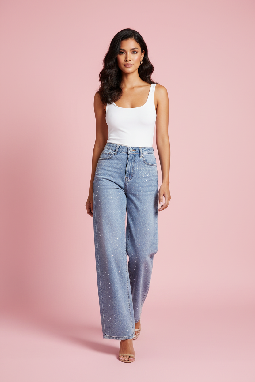 Jeans Raffaella – Vita Alta, Taglio Dritto | Bliss Womens Wear
