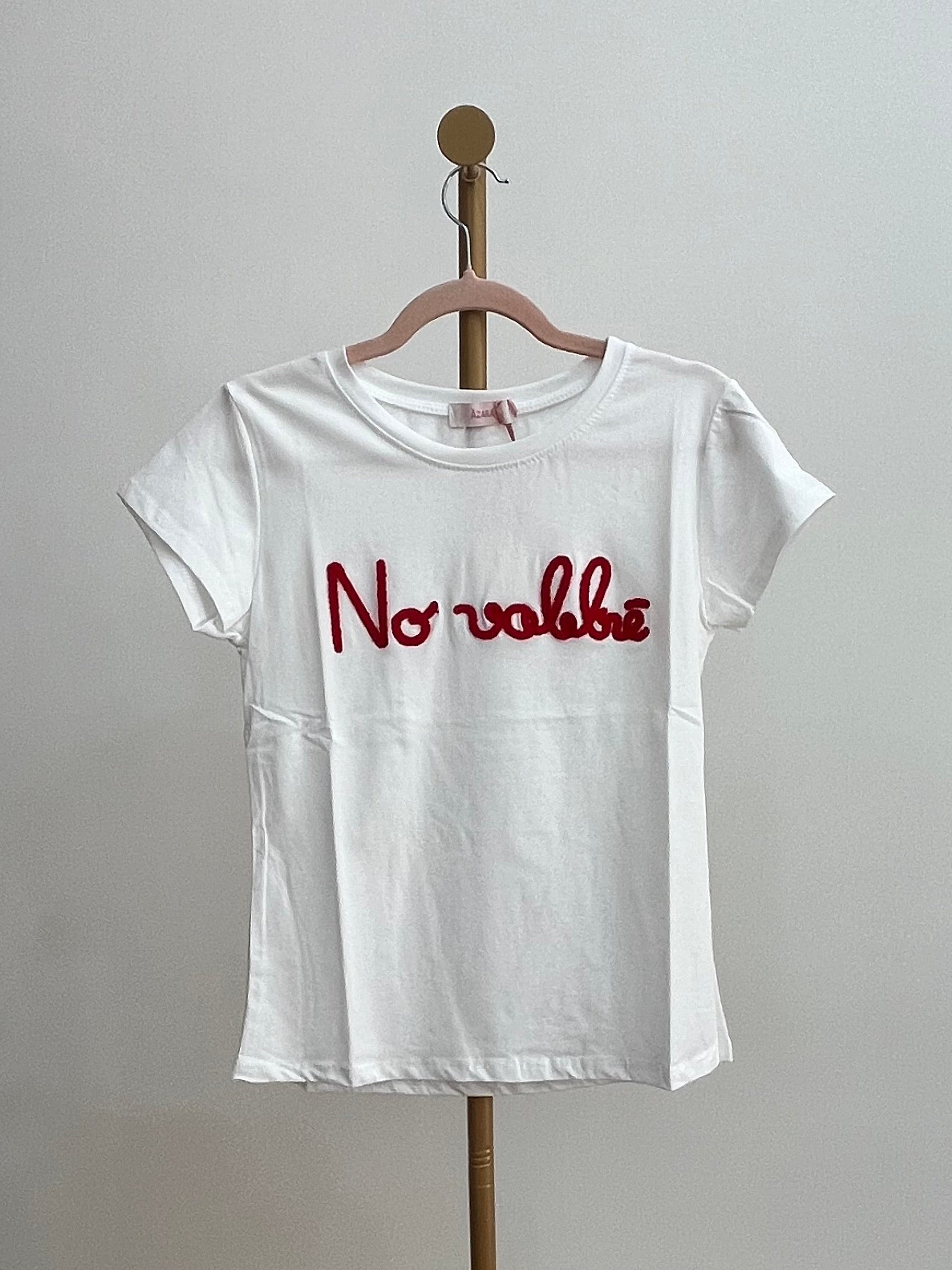 T-shirt Donna con Scritta Simpatica - Taglia Unica S-L