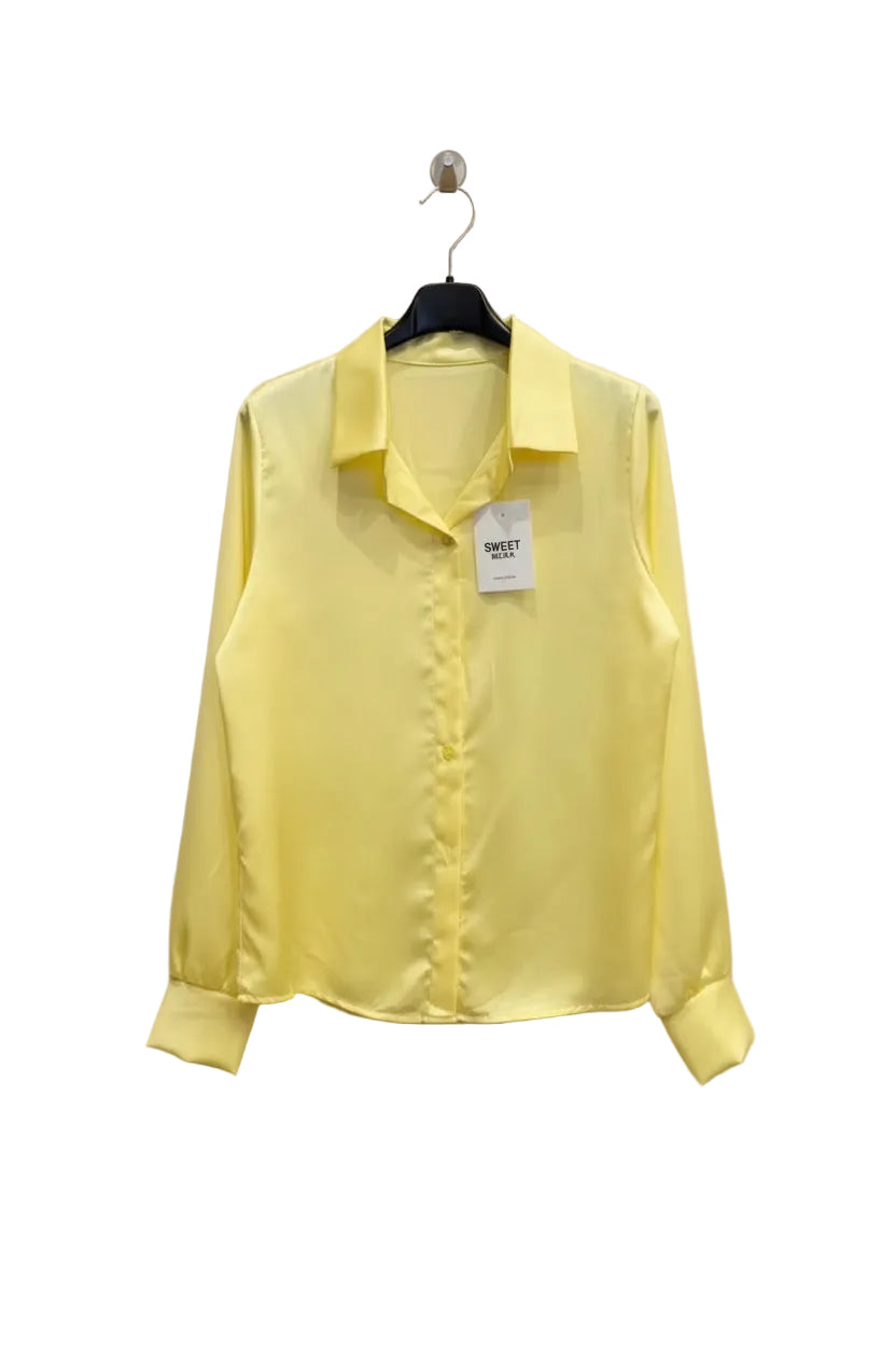 Camicia in Satin Primavera – Bliss Womens Wear