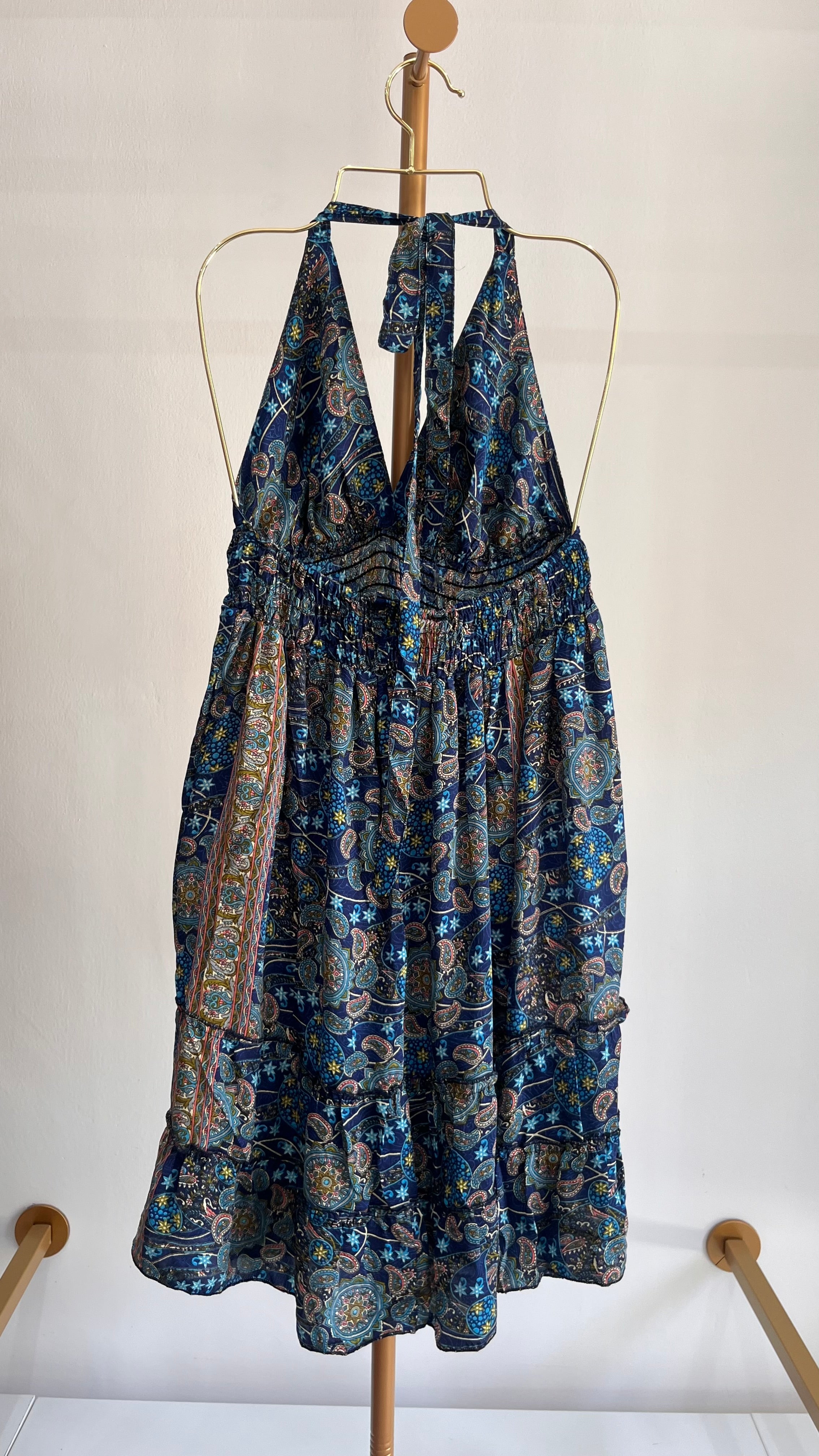 Vestito Louise – Abito Halter Paisley Boho