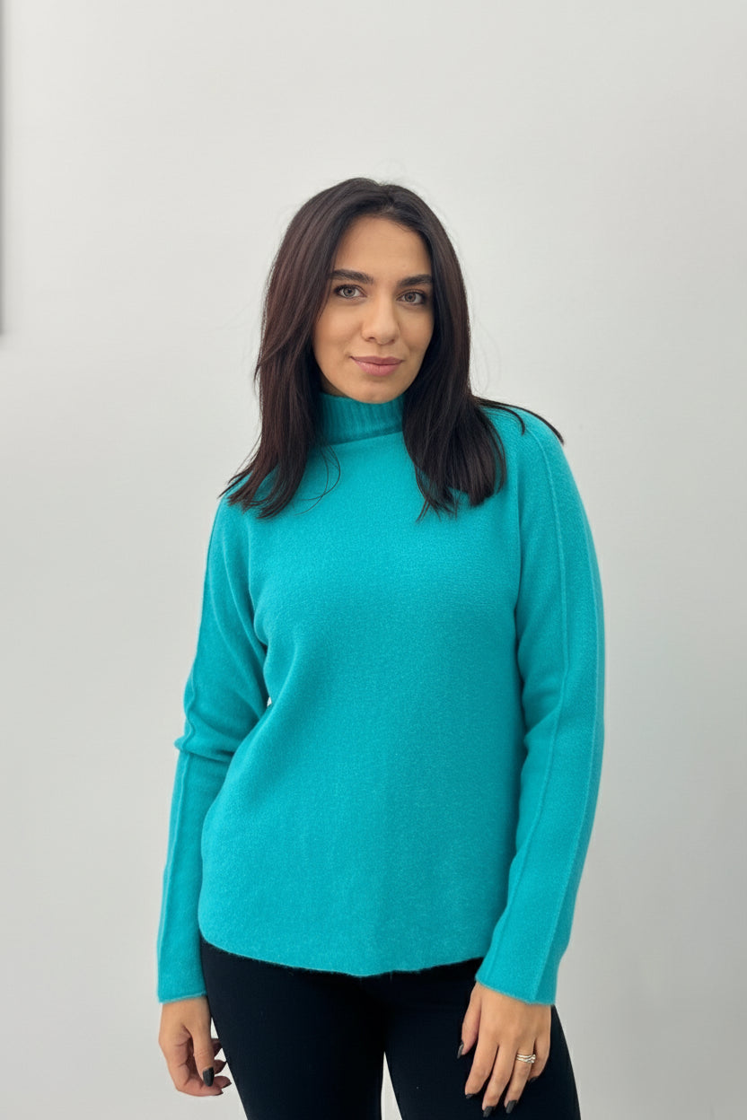 Lupetto Candy Morbido in Maglia - Dolcevita Donna