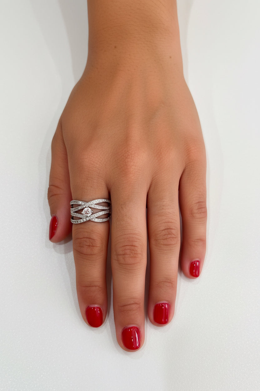 Anello Camilla – Anello Elegante da Donna in Argento