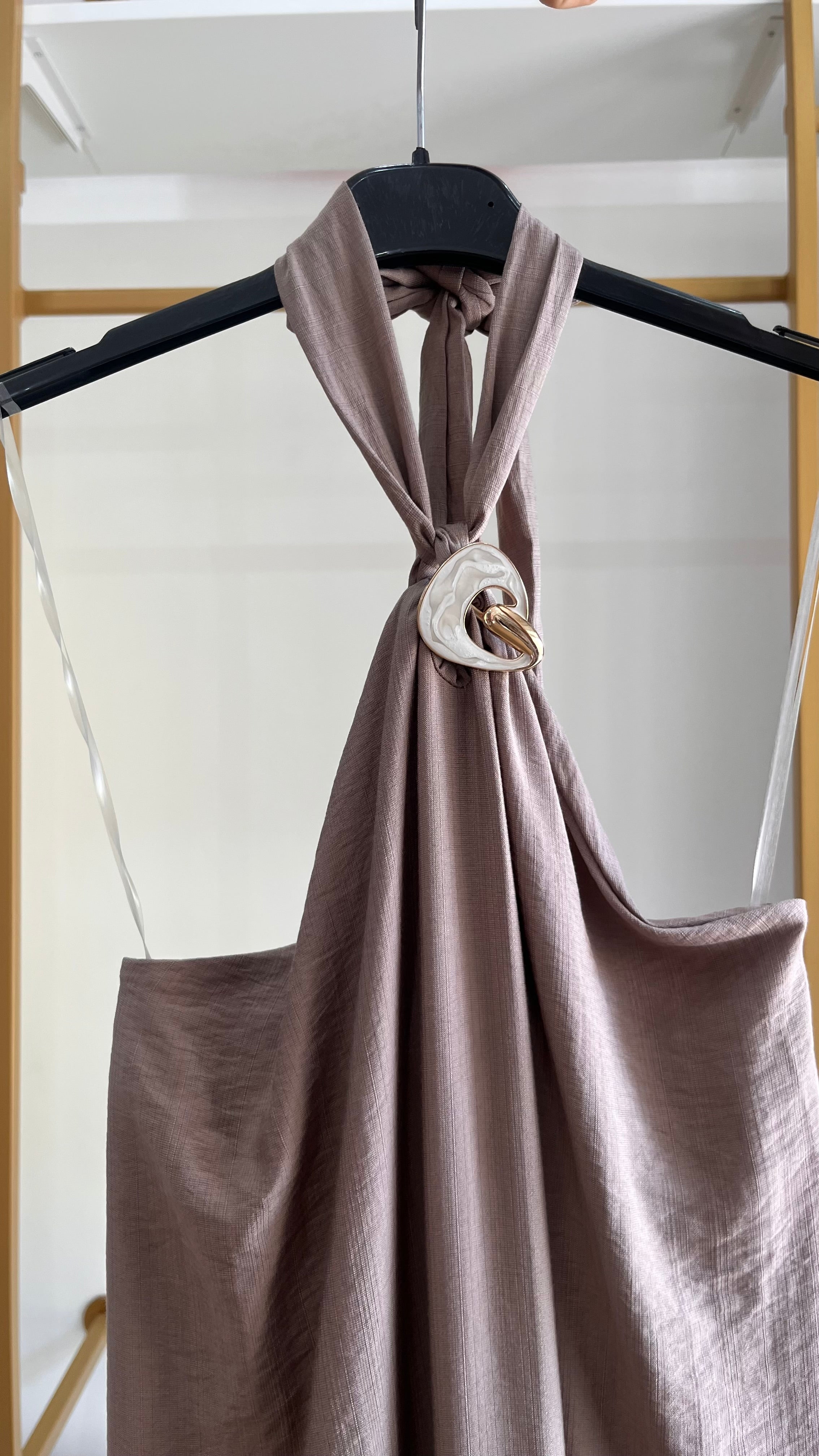 Vestito Sofia - Abito lungo con scollo all’americana
