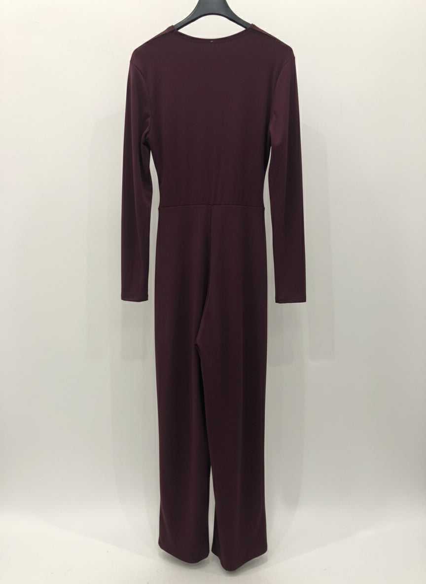 Tuta Greta Elegante con Dettaglio Oro - Jumpsuit Donna