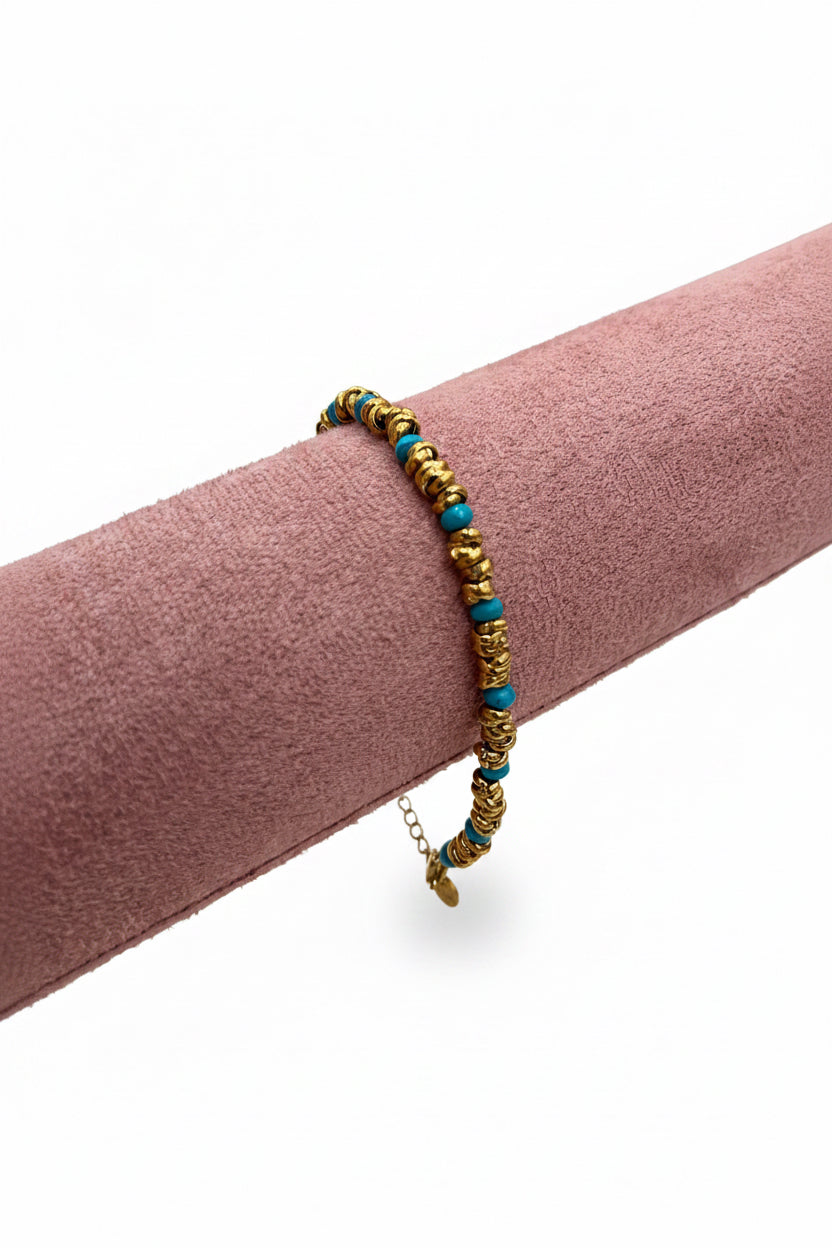 Bracciale Karen – Perle metalliche