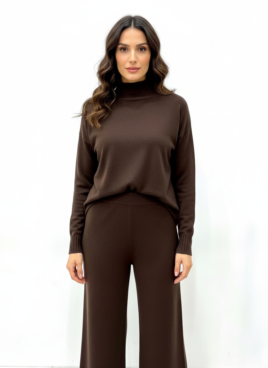 Coordinato Lena - Completo Maglia Donna Elegante Due Pezzi