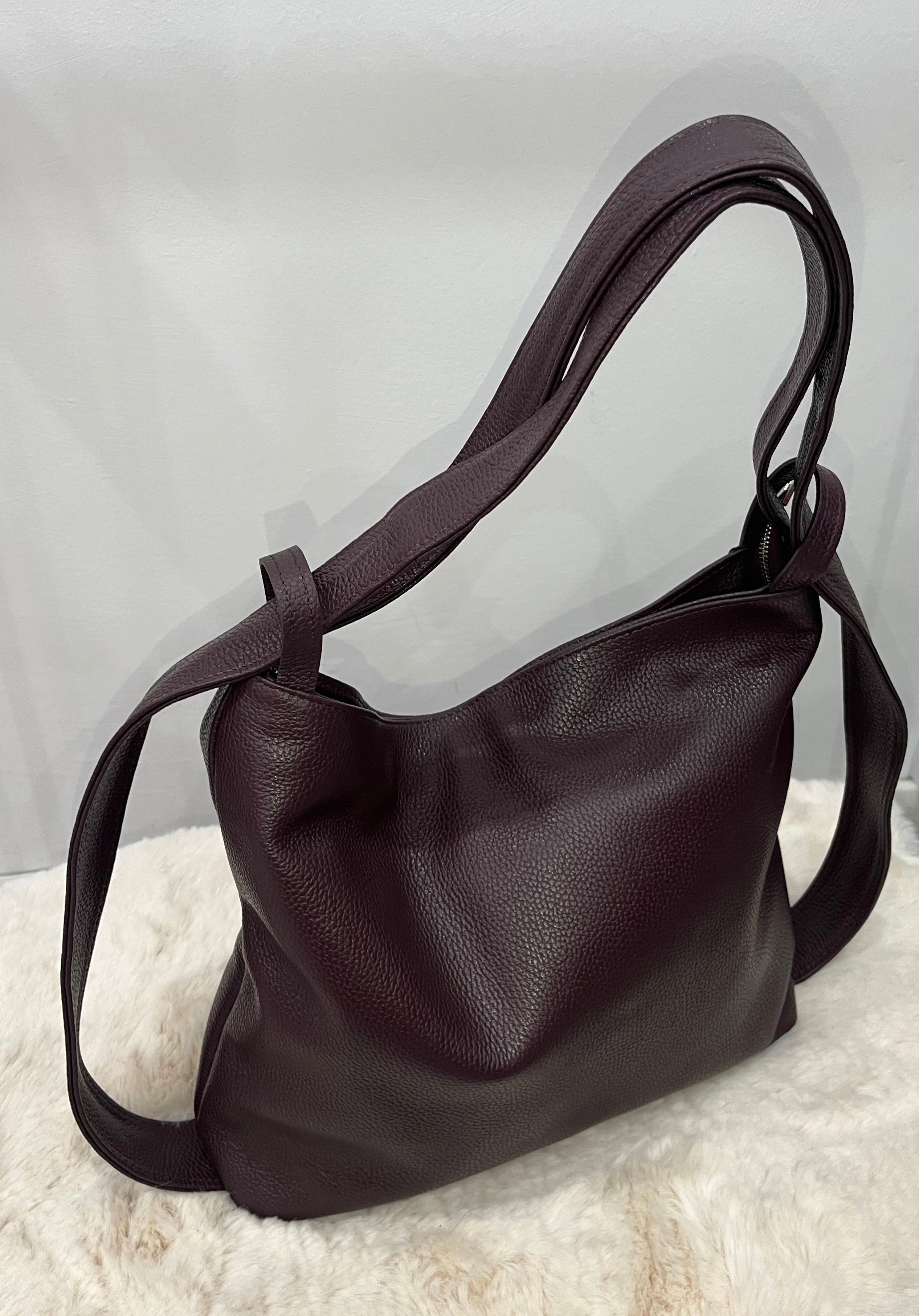 MUSA Convertible Bag – Borsa/Zaino in Vera Pelle Made in Italy