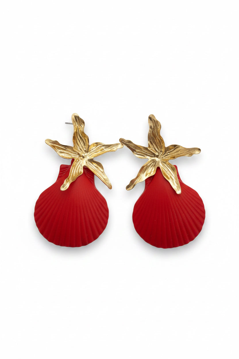 Orecchini Lia – Stella Marina & Conchiglia