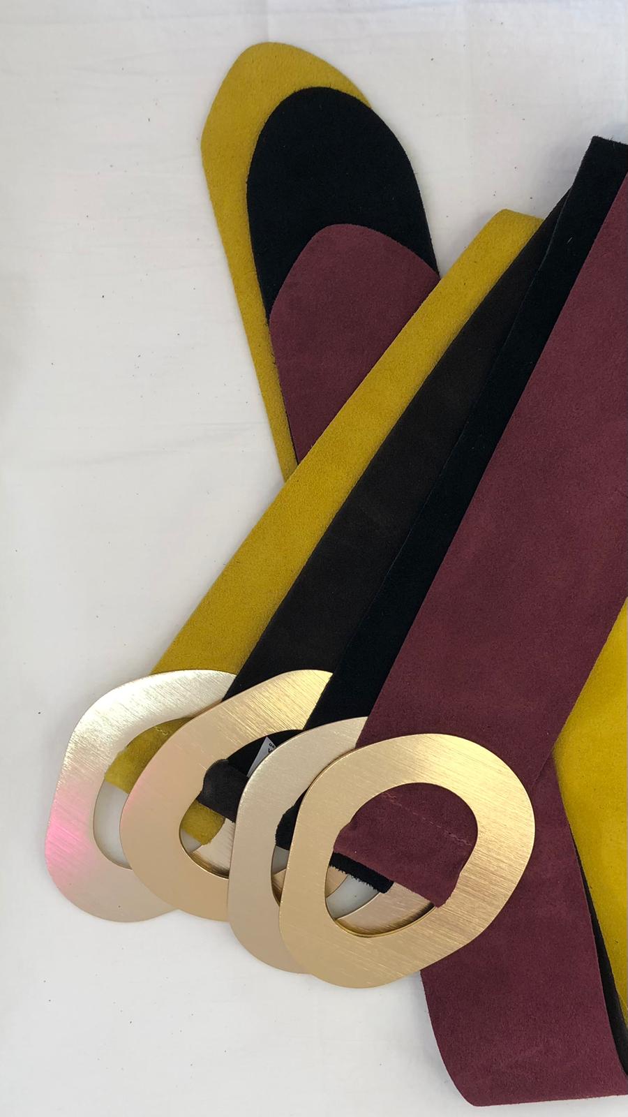 Aura - Cinturone con dettaglio scultura